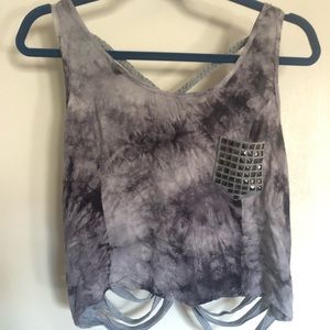 Tie-dye crop top